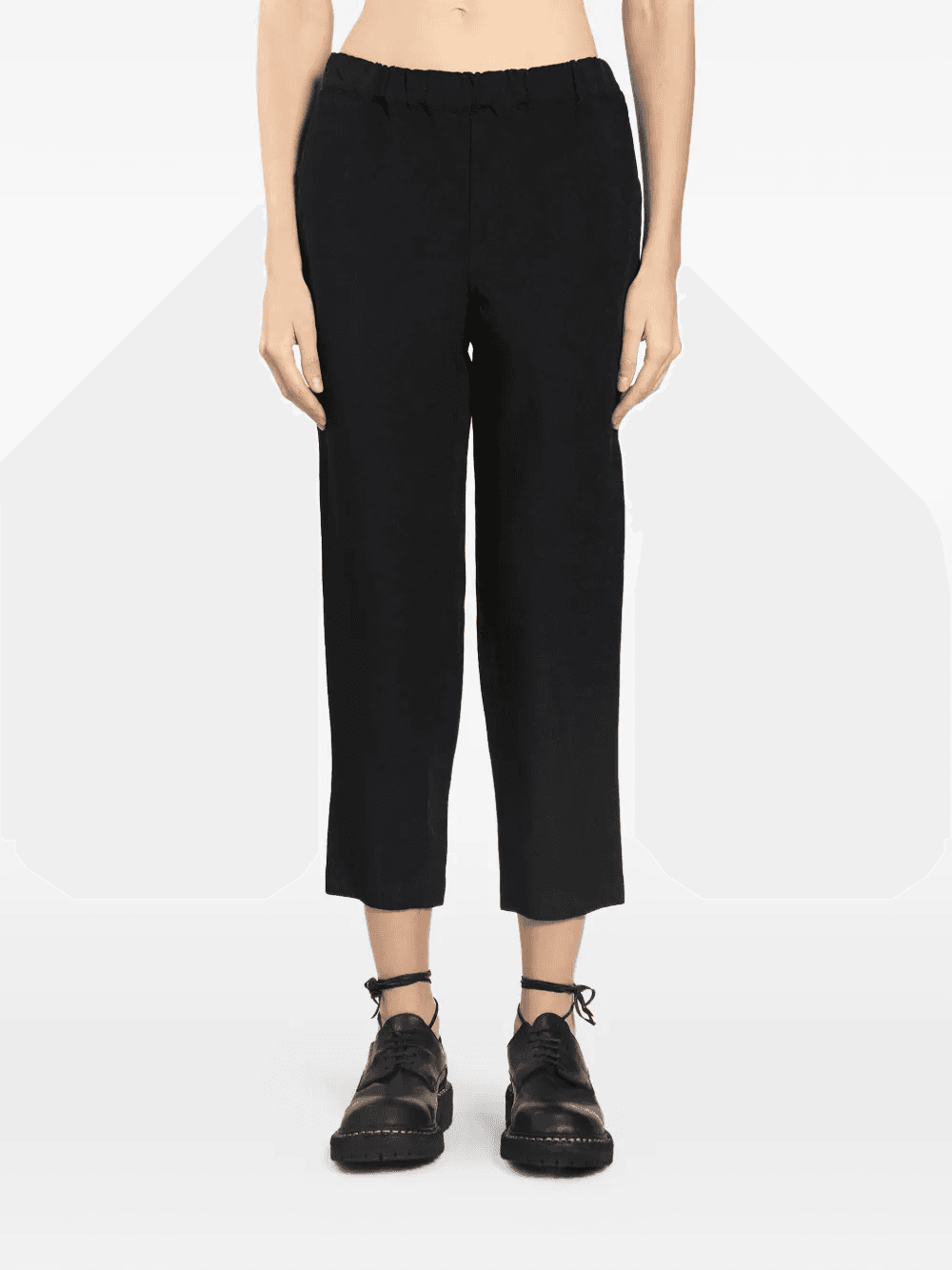 straight-leg cropped trousers - Image 1