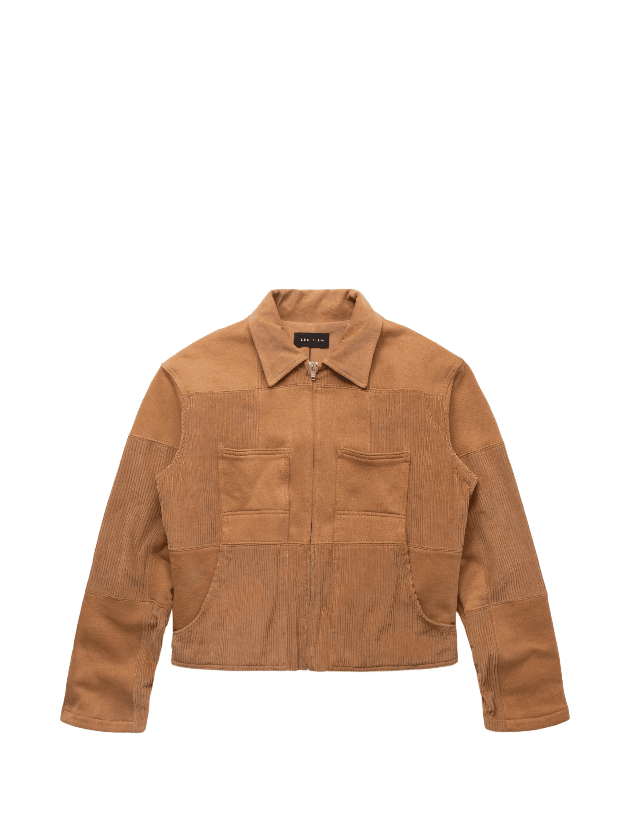 patchwork zip jacket - Image 1