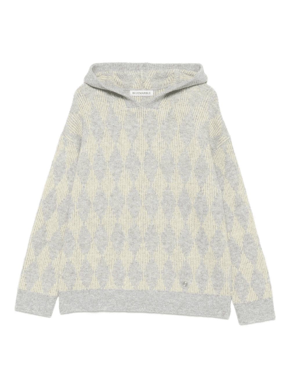 argyle hooded sweater - Image 1