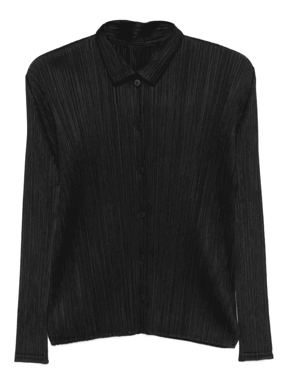 buttoned pleated top - Image 1