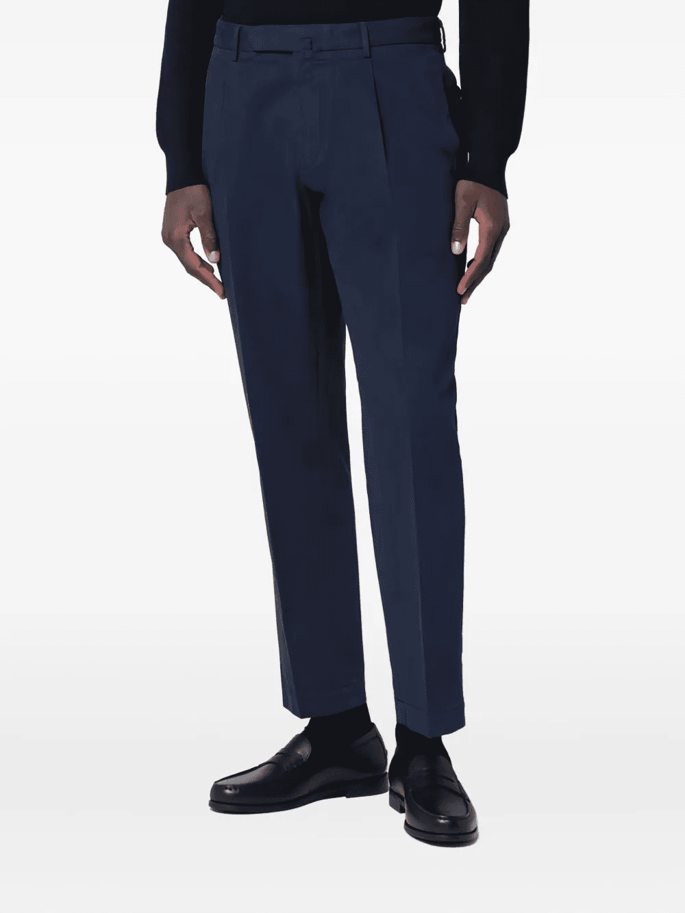 pleat-detail trousers - Image 1