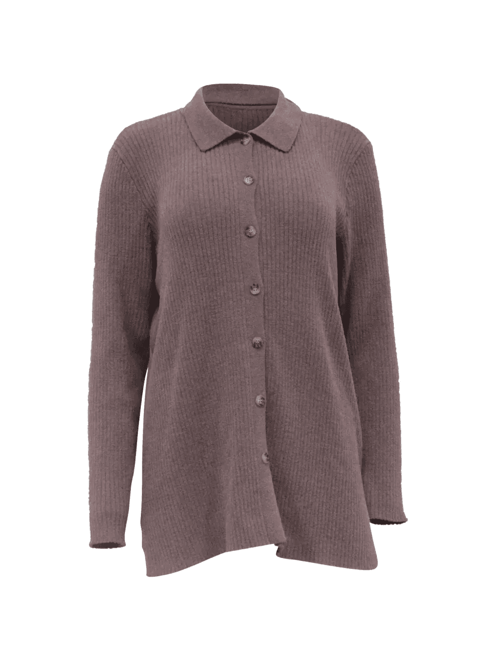 buttoned knitted cardigan - Image 1