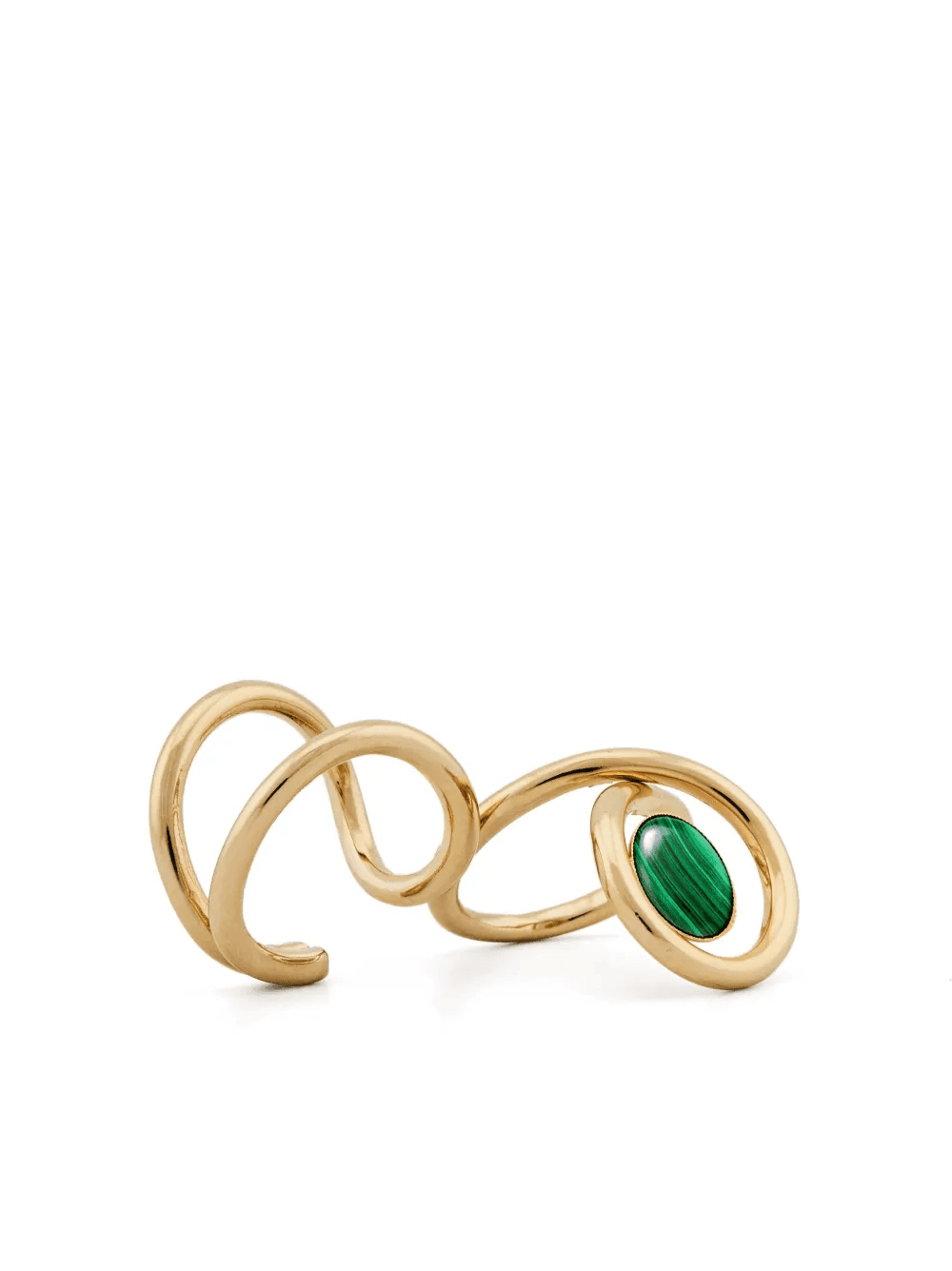 Louise Double inset-gemstone ring - Image 1