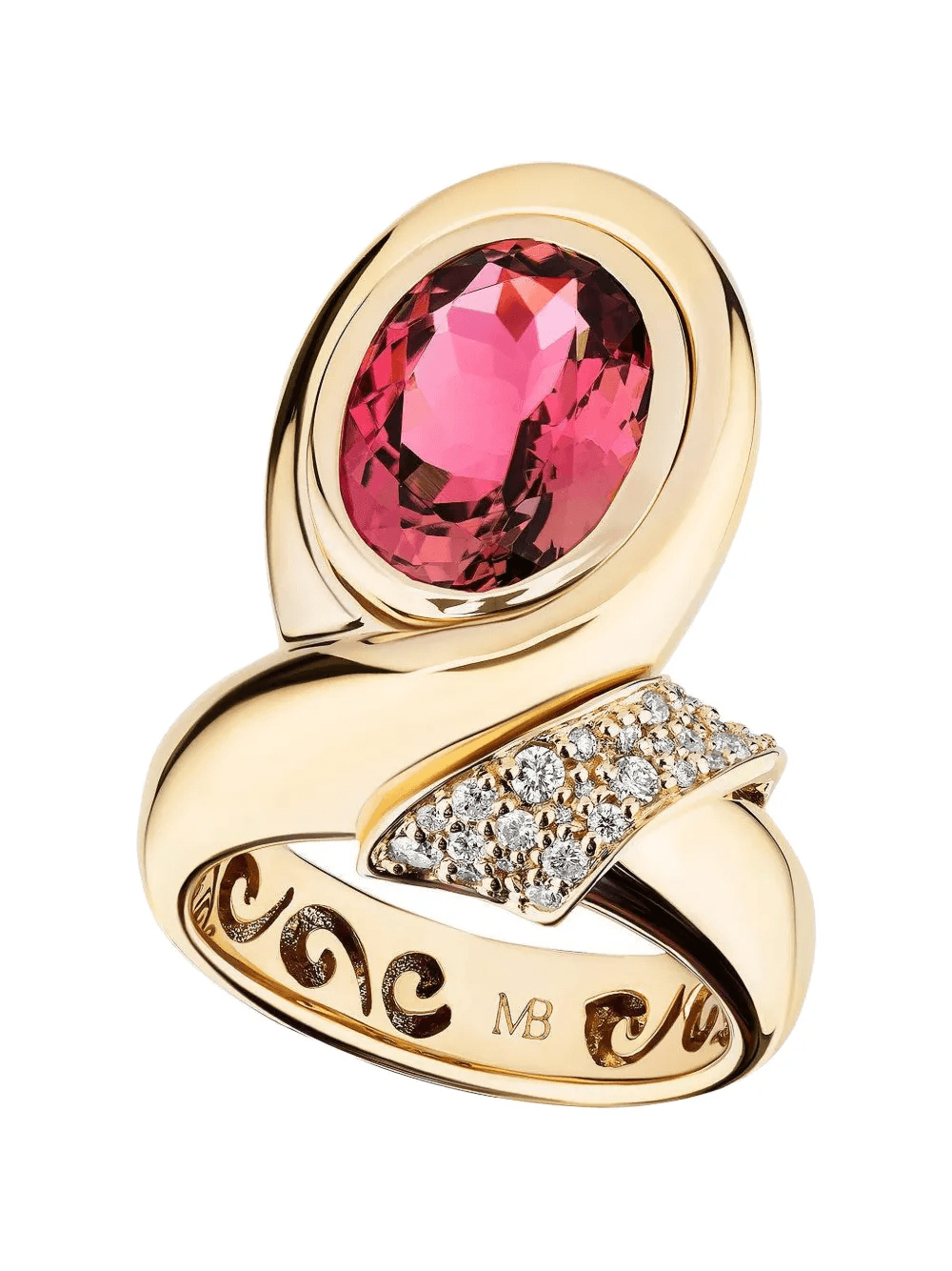 chiffon tourmaline ring - Image 1
