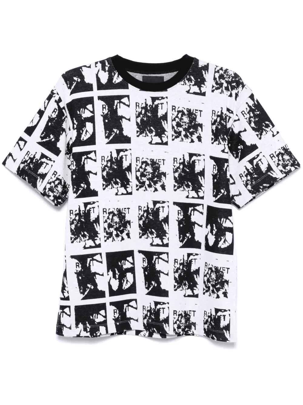 patterned-jacquard T-shirt - Image 1