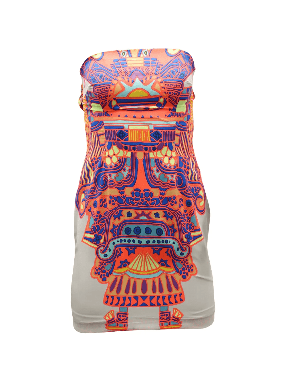 graphic-print mini dress - Image 1