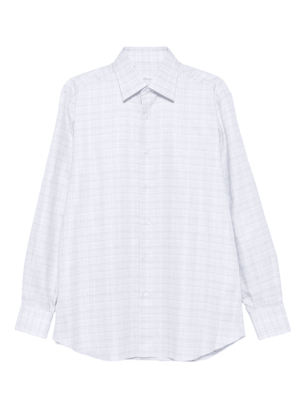checked long-sleeved shirt - Image 1