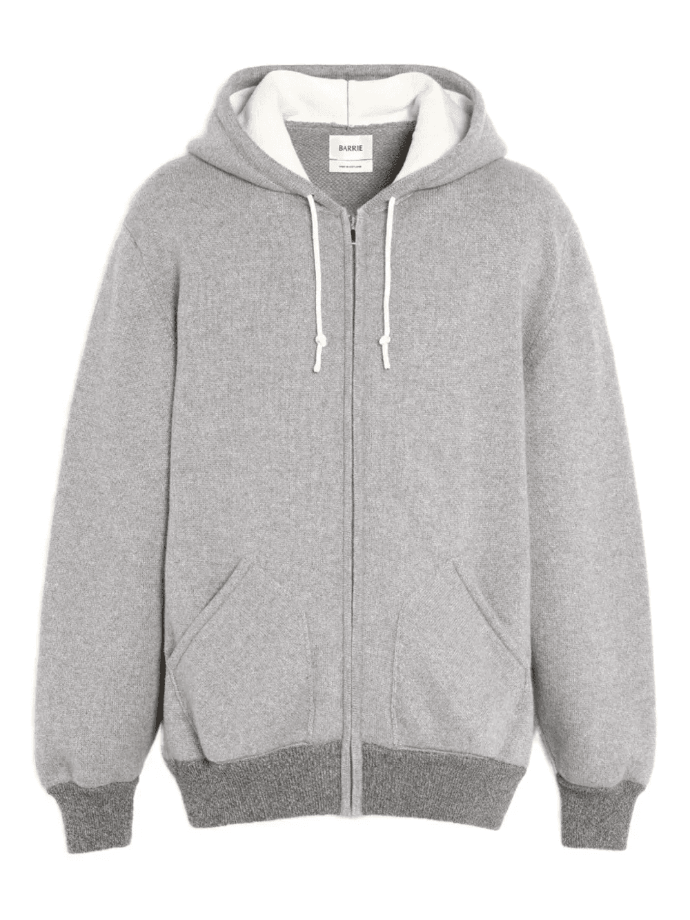 hooded zip-up sweater - Image 1