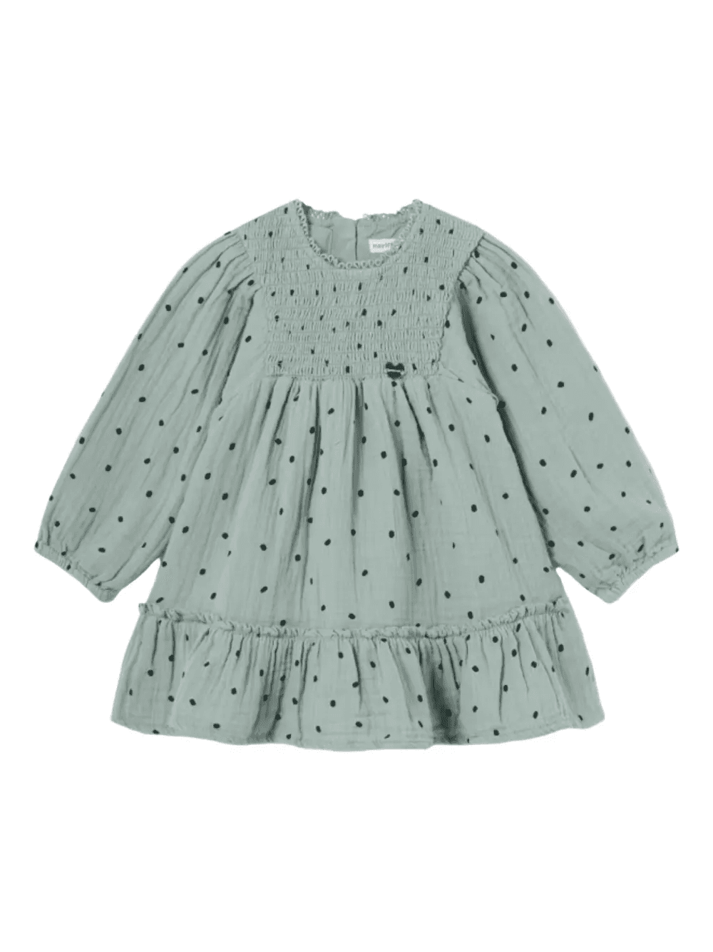 smocked-panel dress - Image 1
