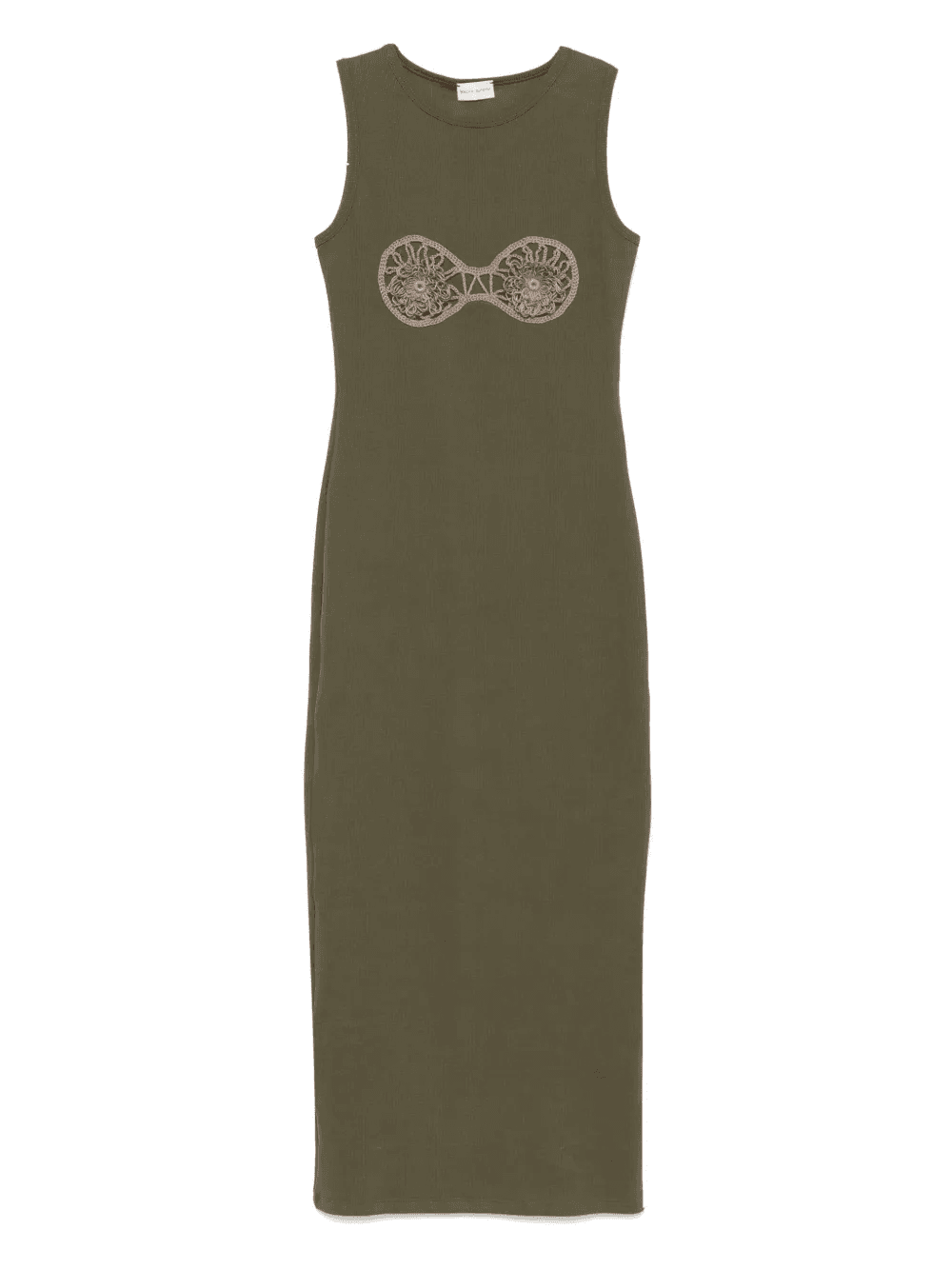 ribbed midi dress - Image 1