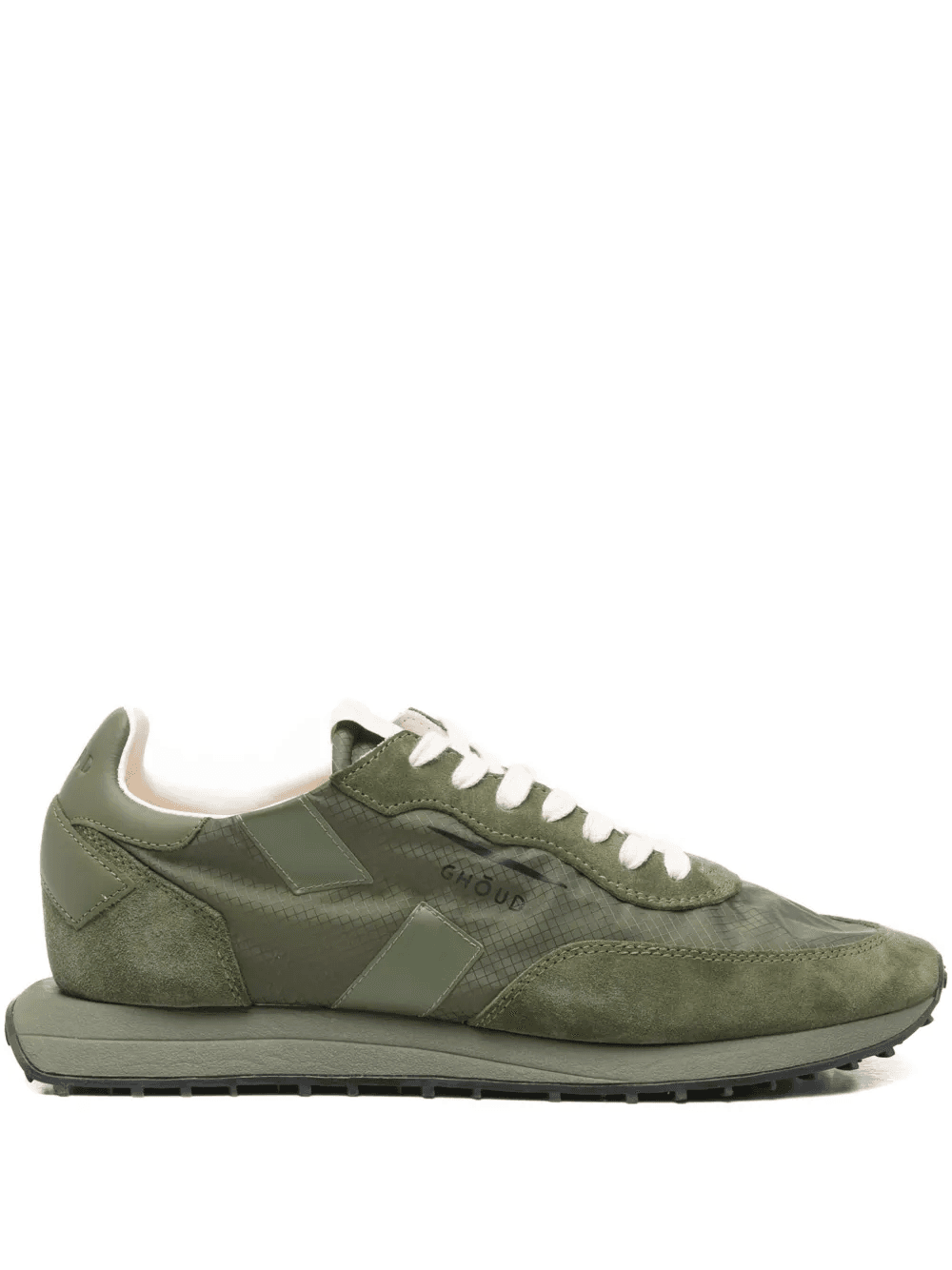 panelled low-top sneakers - Image 1