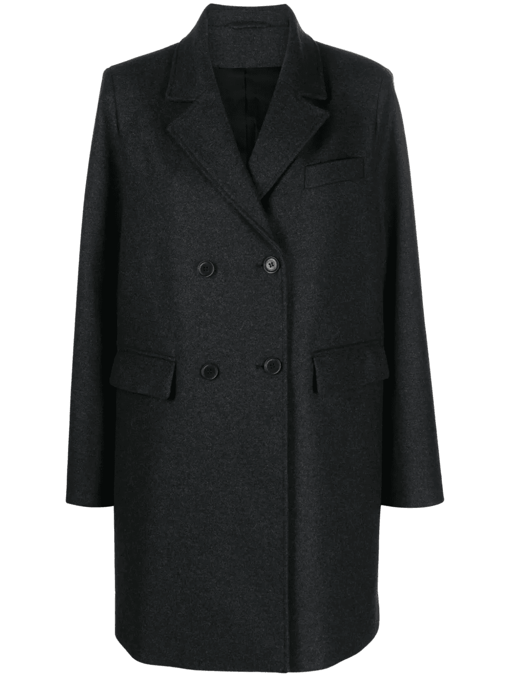 Robin recycled wool double-breasted coat - Image 1