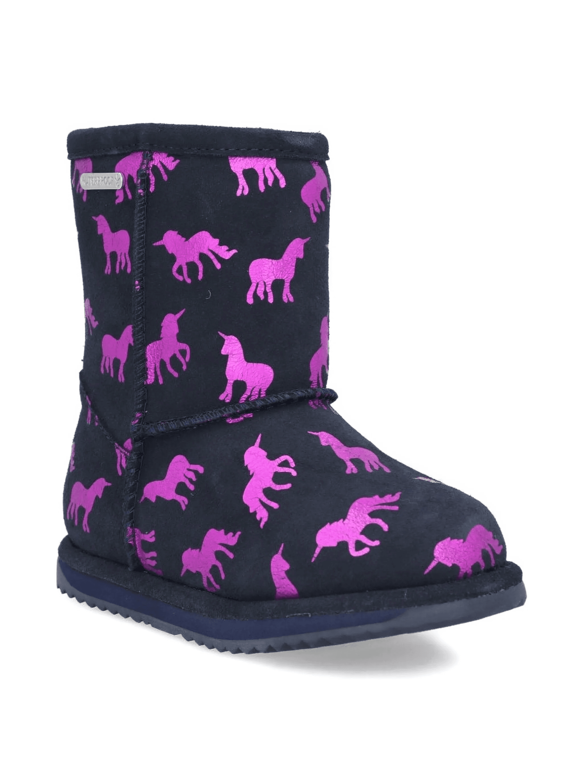 Rainbow Unicorn slip-on boots - Image 1