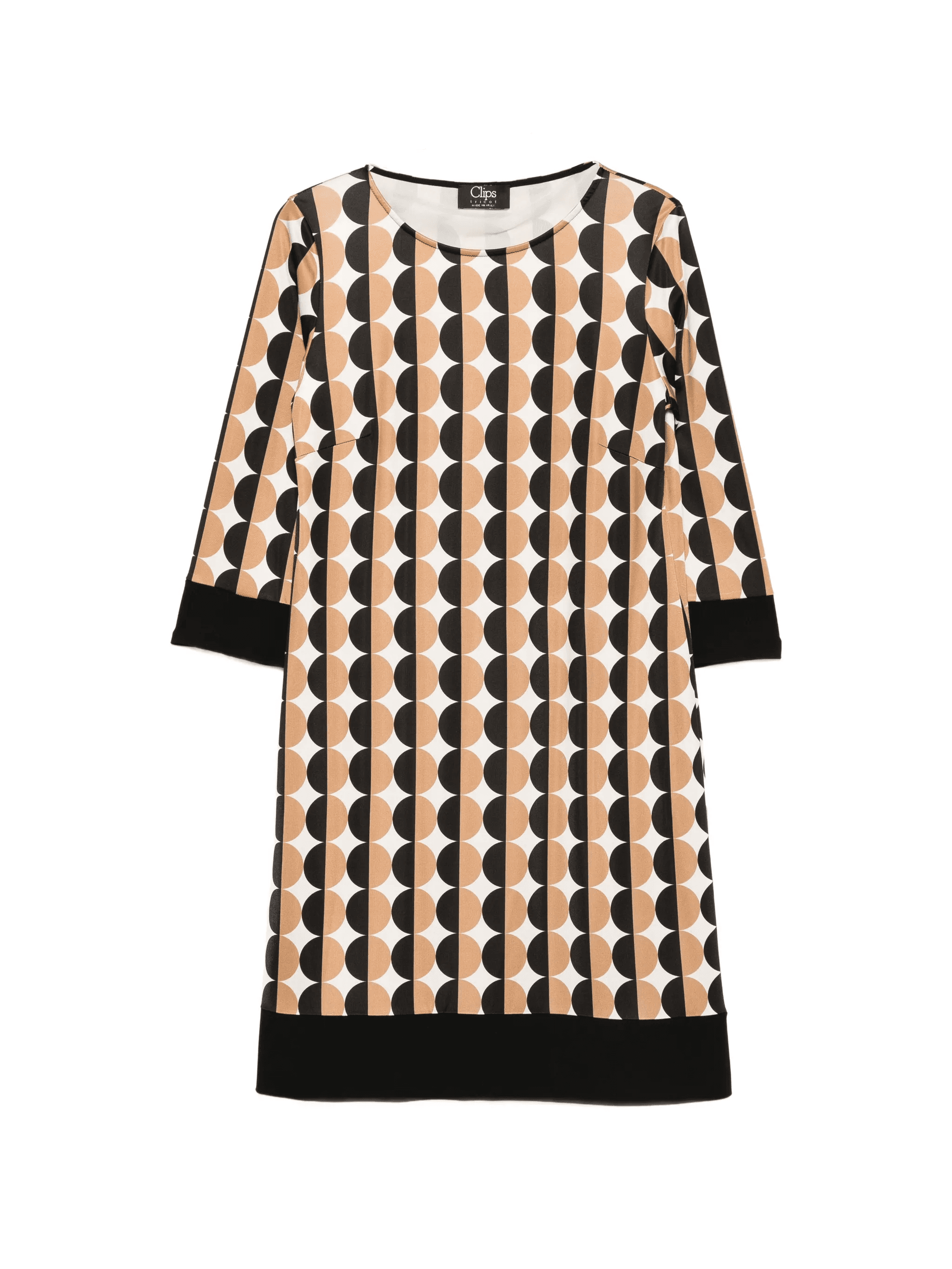 geometric-print midi dress - Image 1