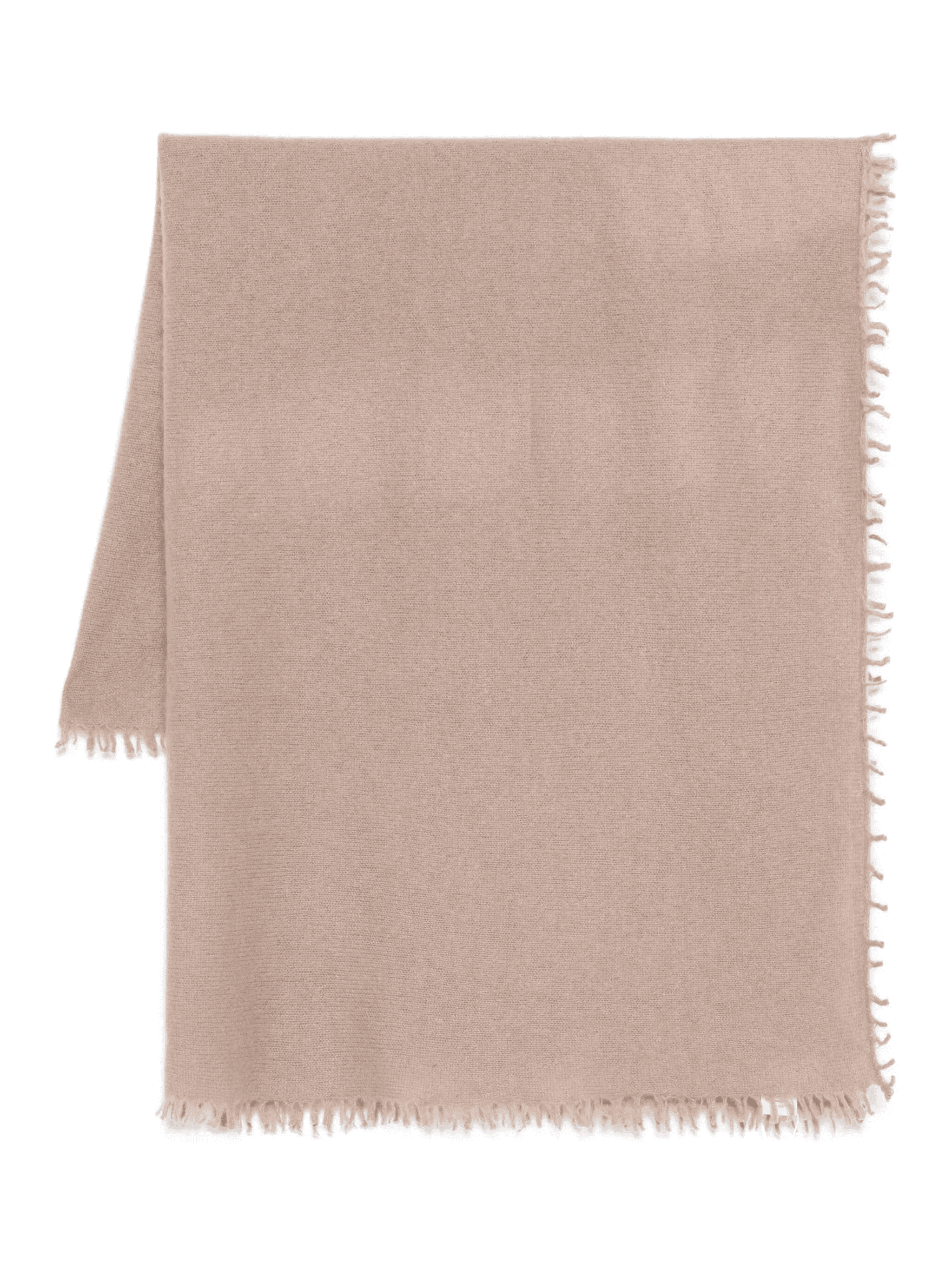 frayed-edge cashmere scarf - Image 1
