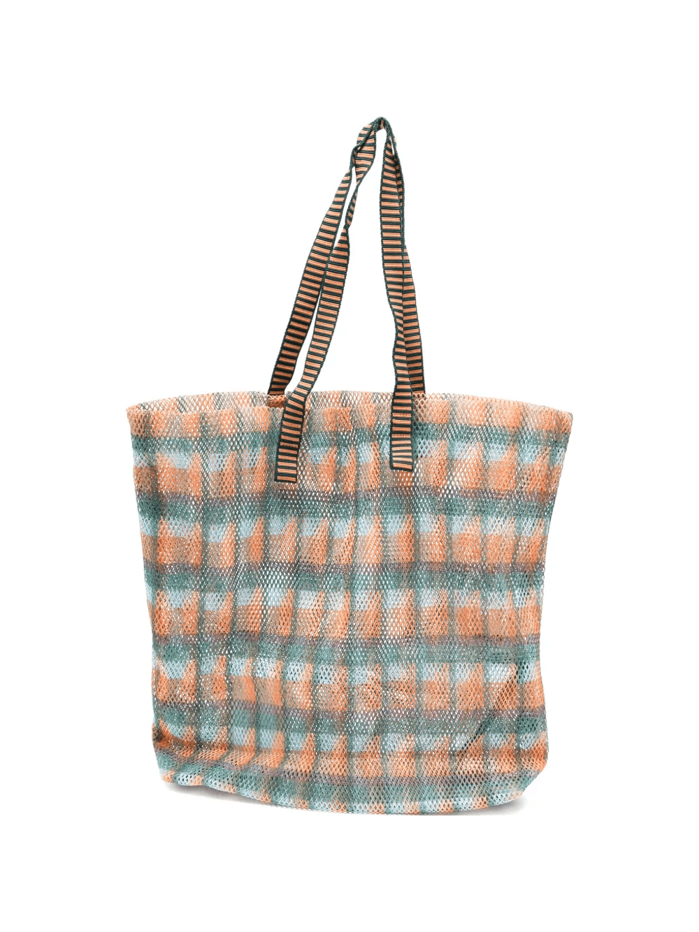 Kanpur checked tote bag - Image 1