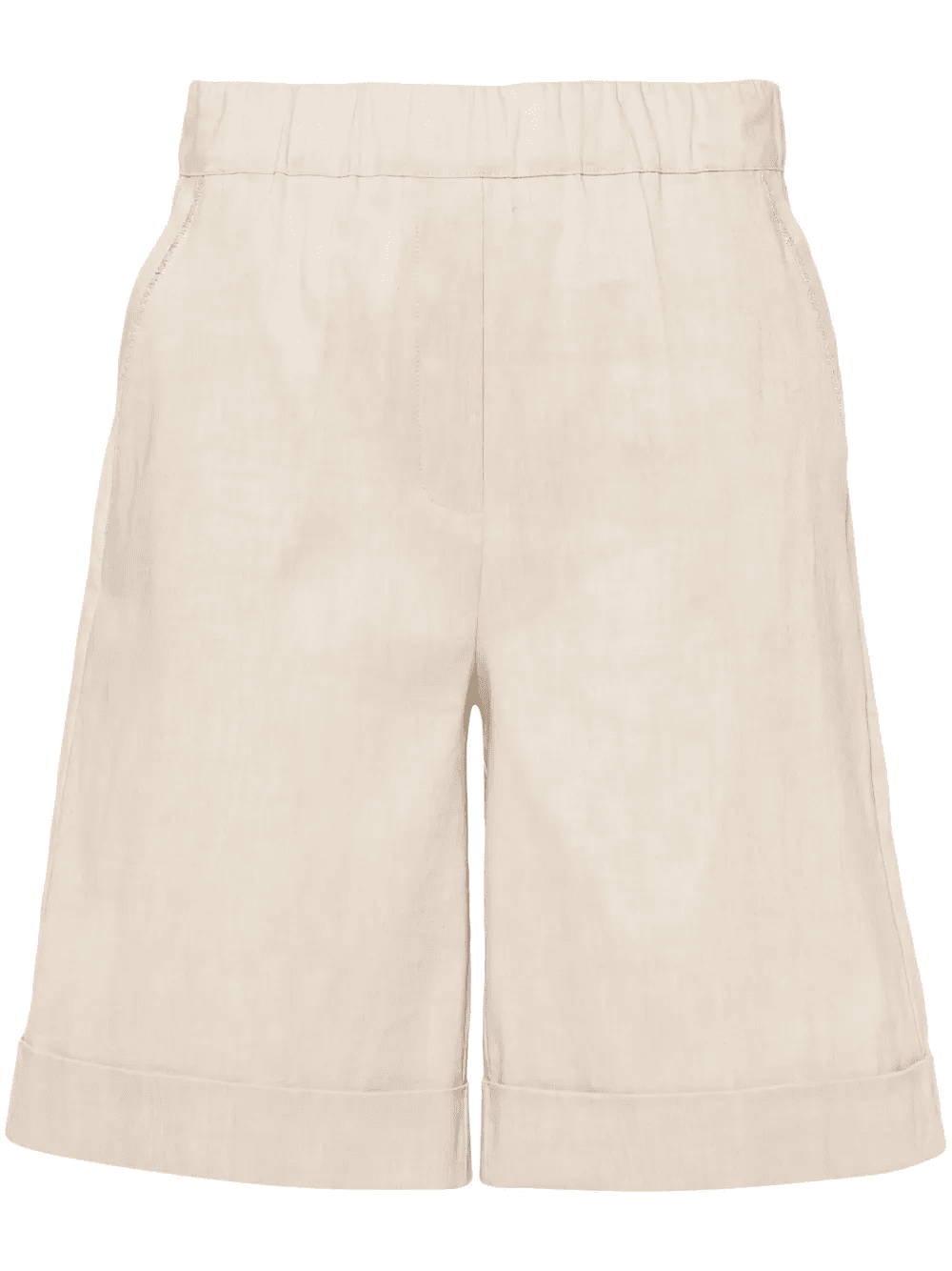 high-waisted tailored shorts - Image 1