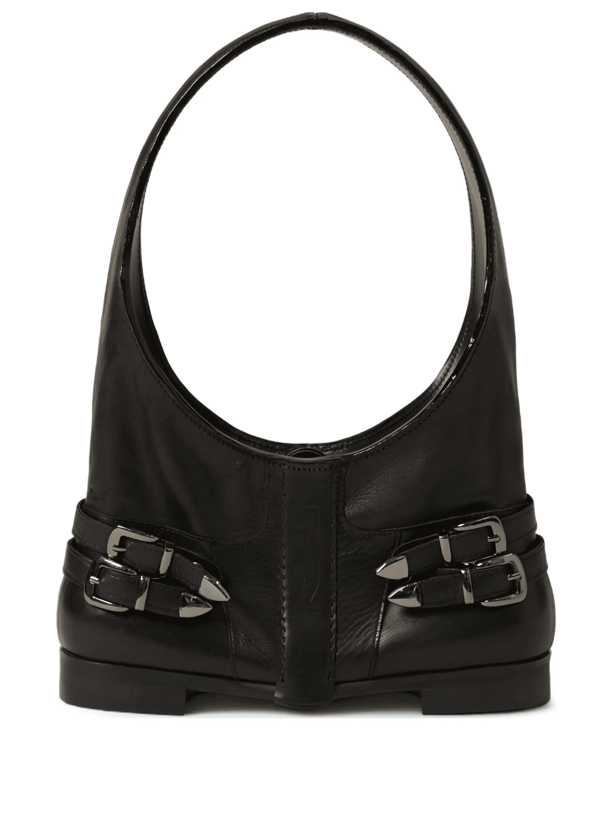 Bootbag buckle-detail leather tote bag - Image 1