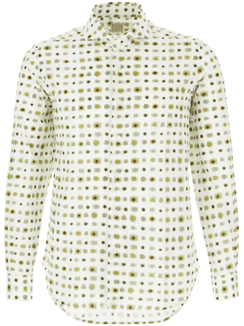 abstract-print cotton shirt - Image 1