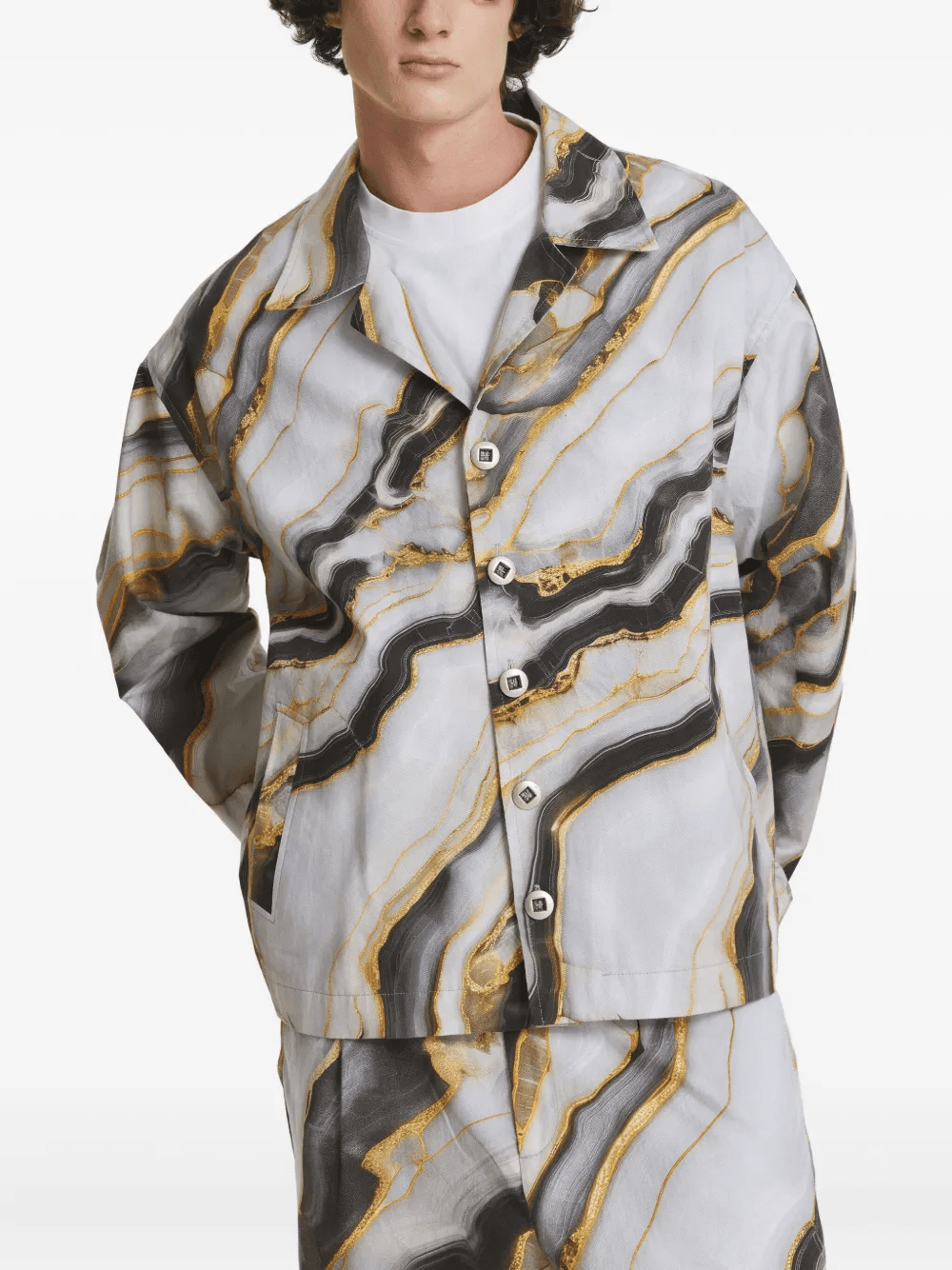 Marble overshirt - Image 1