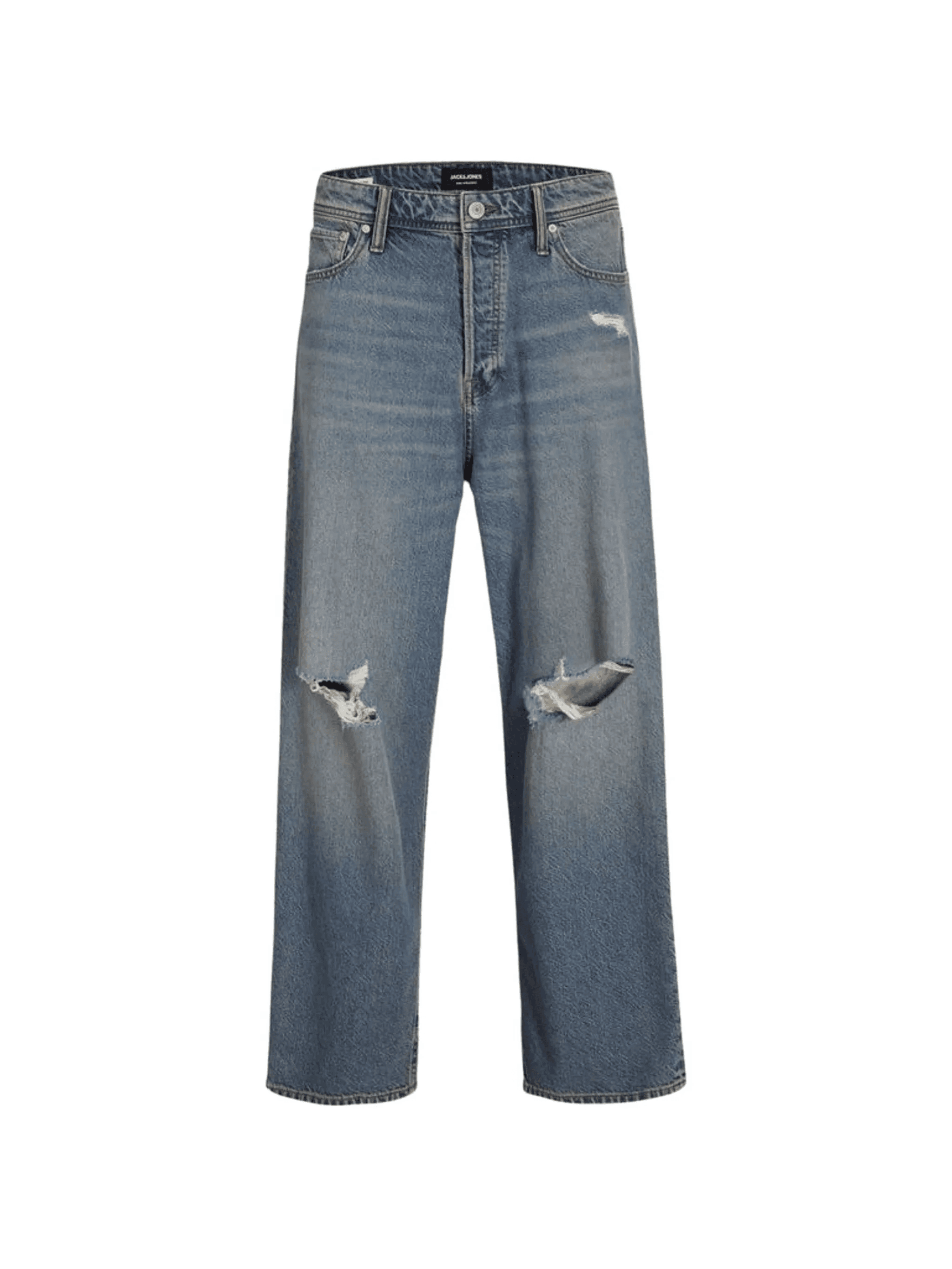 distressed-effect wide-leg jeans - Image 1