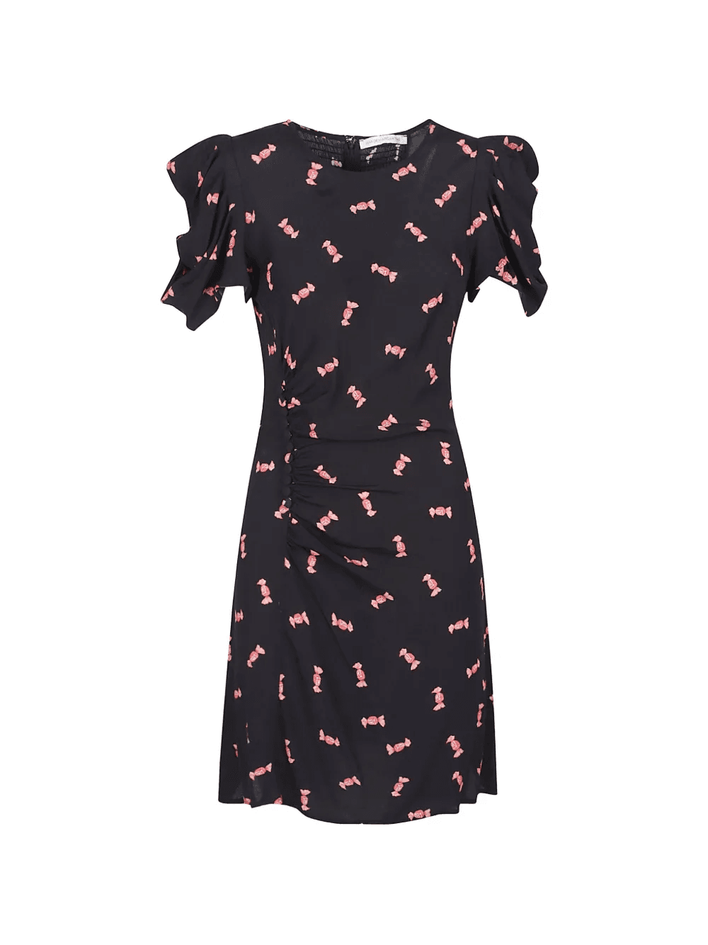 puff-sleeve dress - Image 1