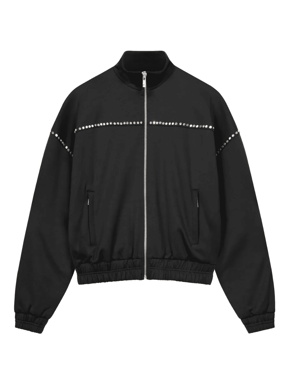 stud-detail track jacket - Image 1
