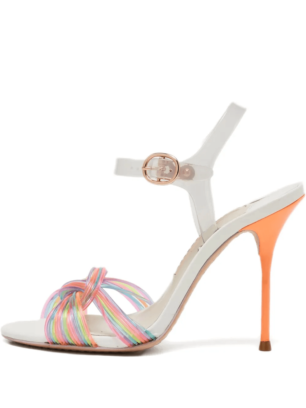 105mm knot-detailing heeled sandals - Image 1