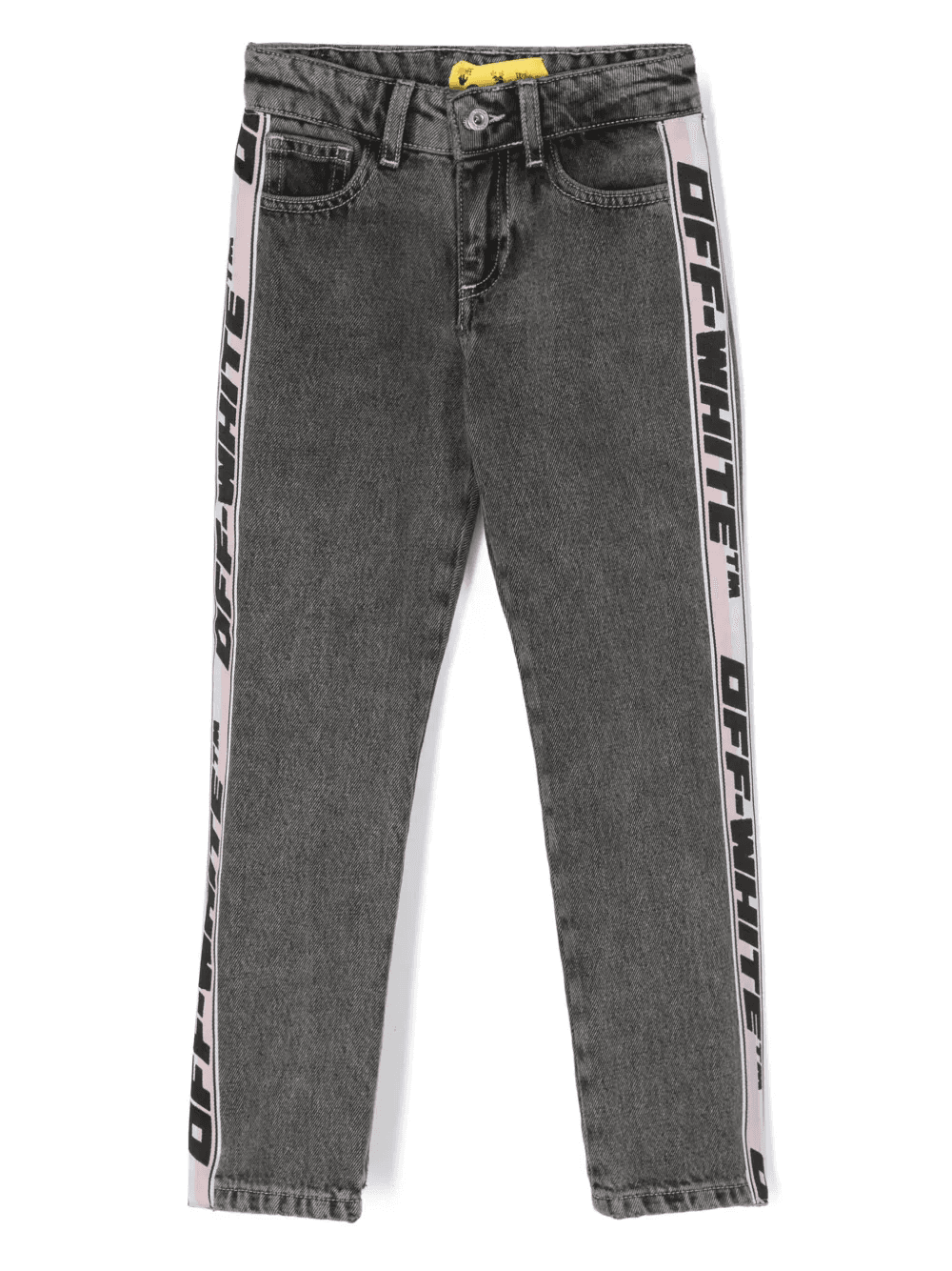 logo-tape straight-leg jeans - Image 1