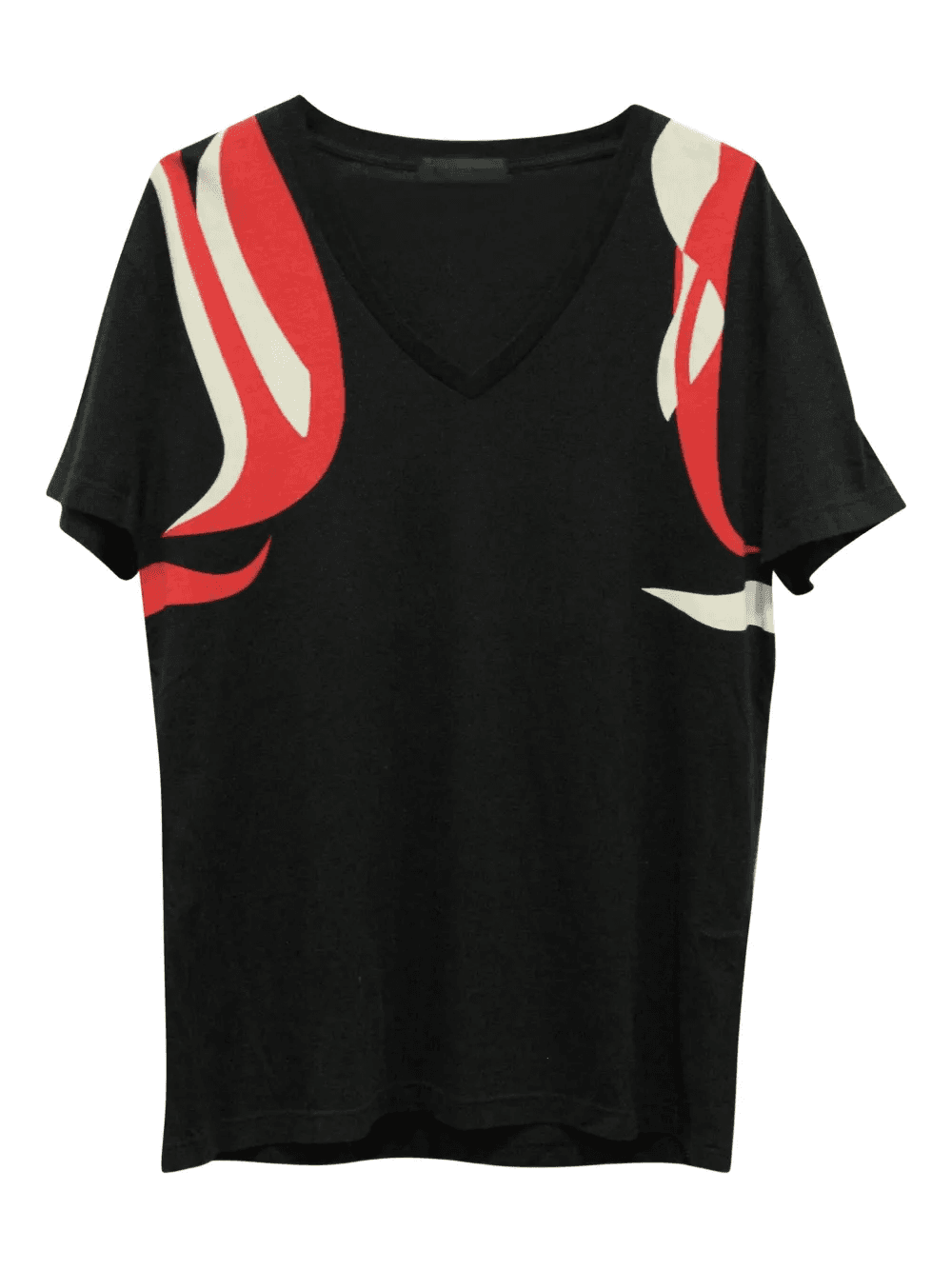 swirl-print short-sleeve T-shirt - Image 1