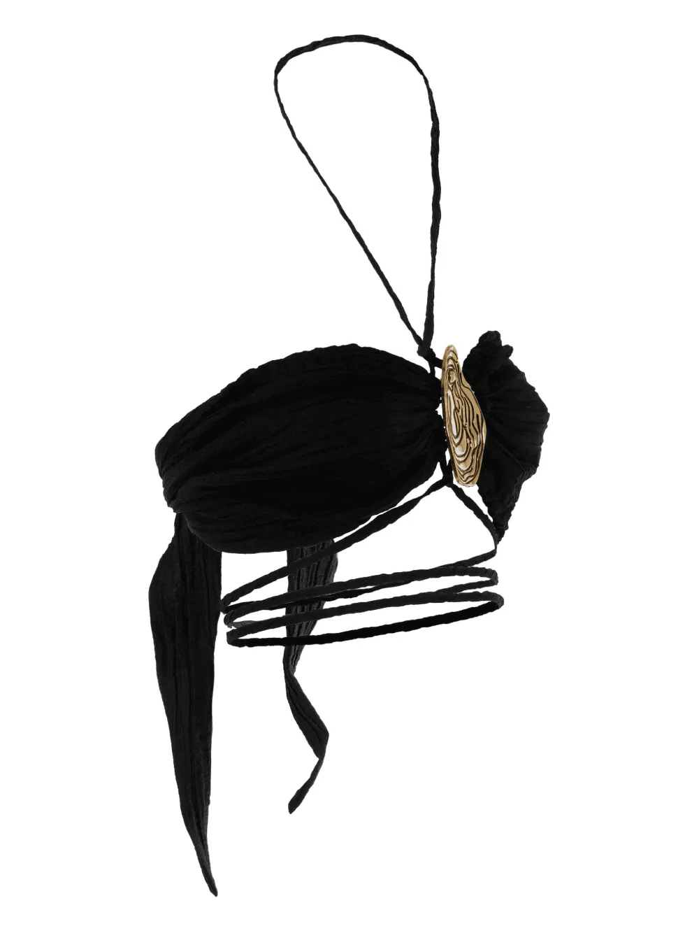 embellished-shell halter-neck top - Image 1