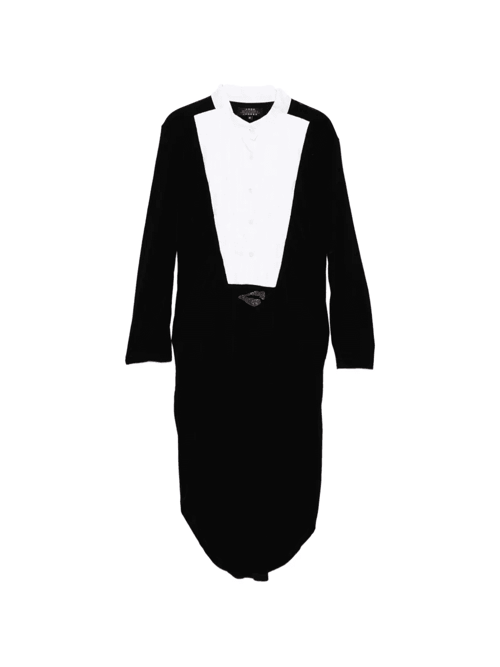 crystal-embellished mini dress - Image 1