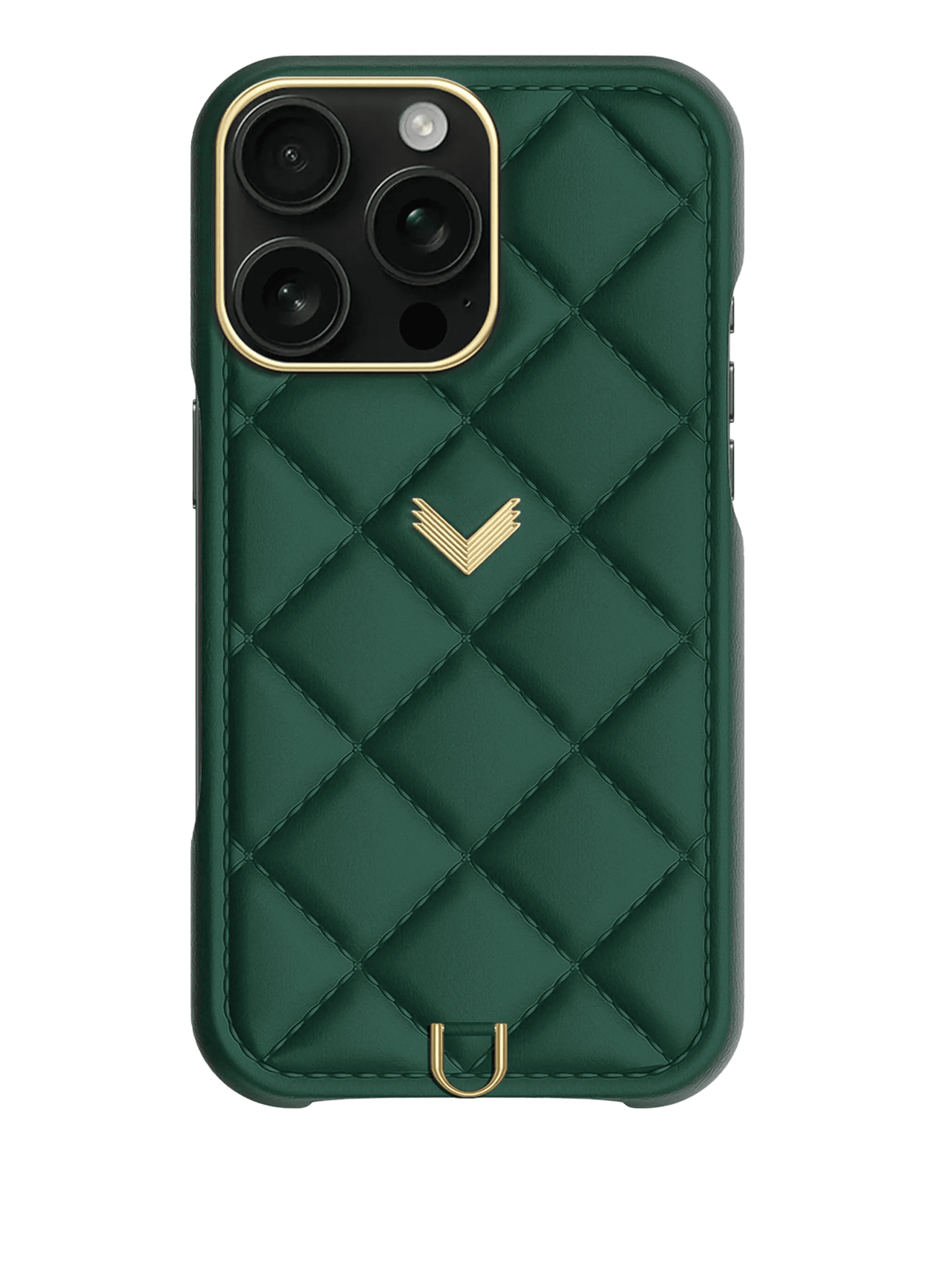 16 Pro quilted-leather Iphone case - Image 1