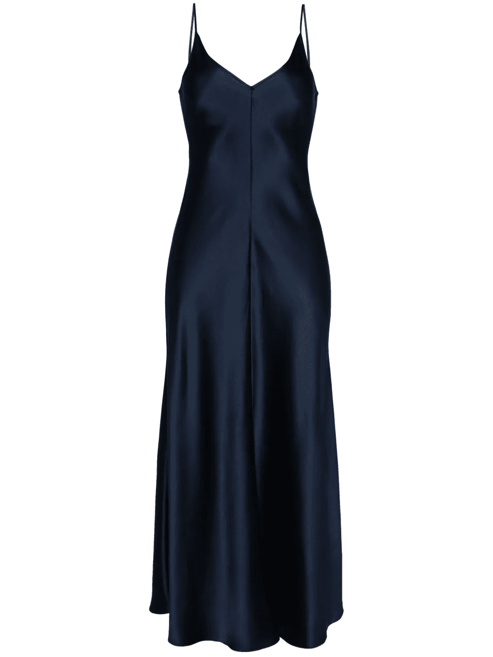 V-neck slip silk dress - Image 1