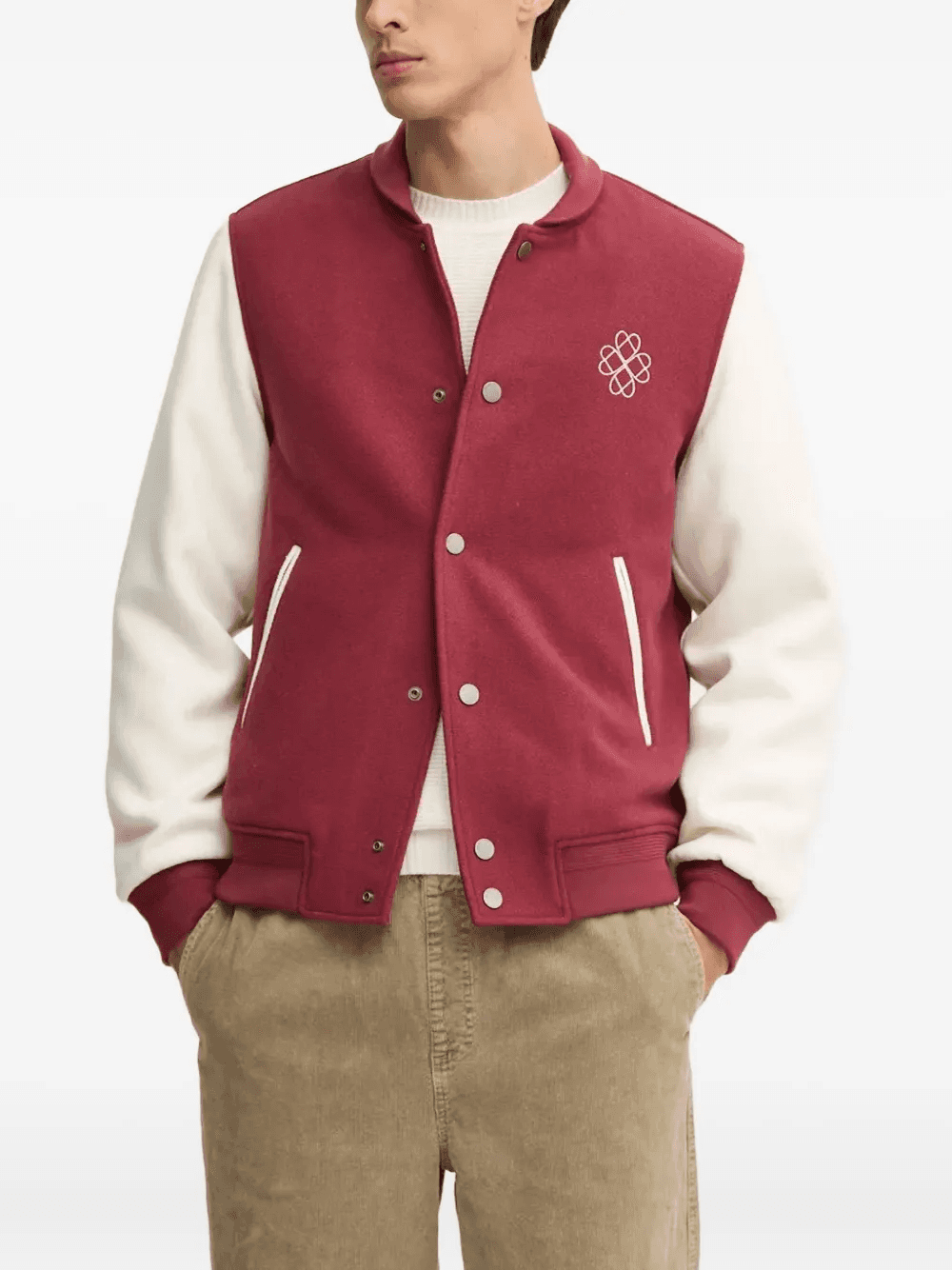 embroidered buttoned jacket - Image 1