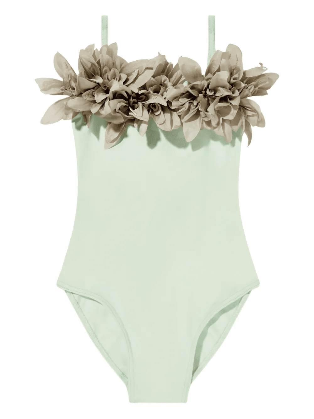 floral-embellished swimsuit - Image 1