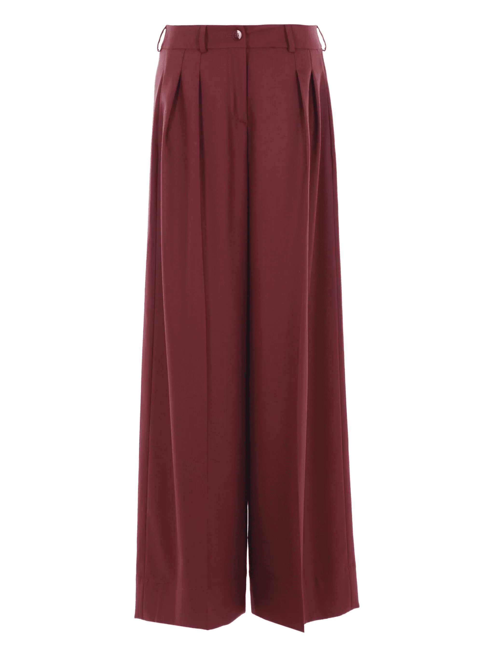 pleated-front flap-pocket trousers - Image 1