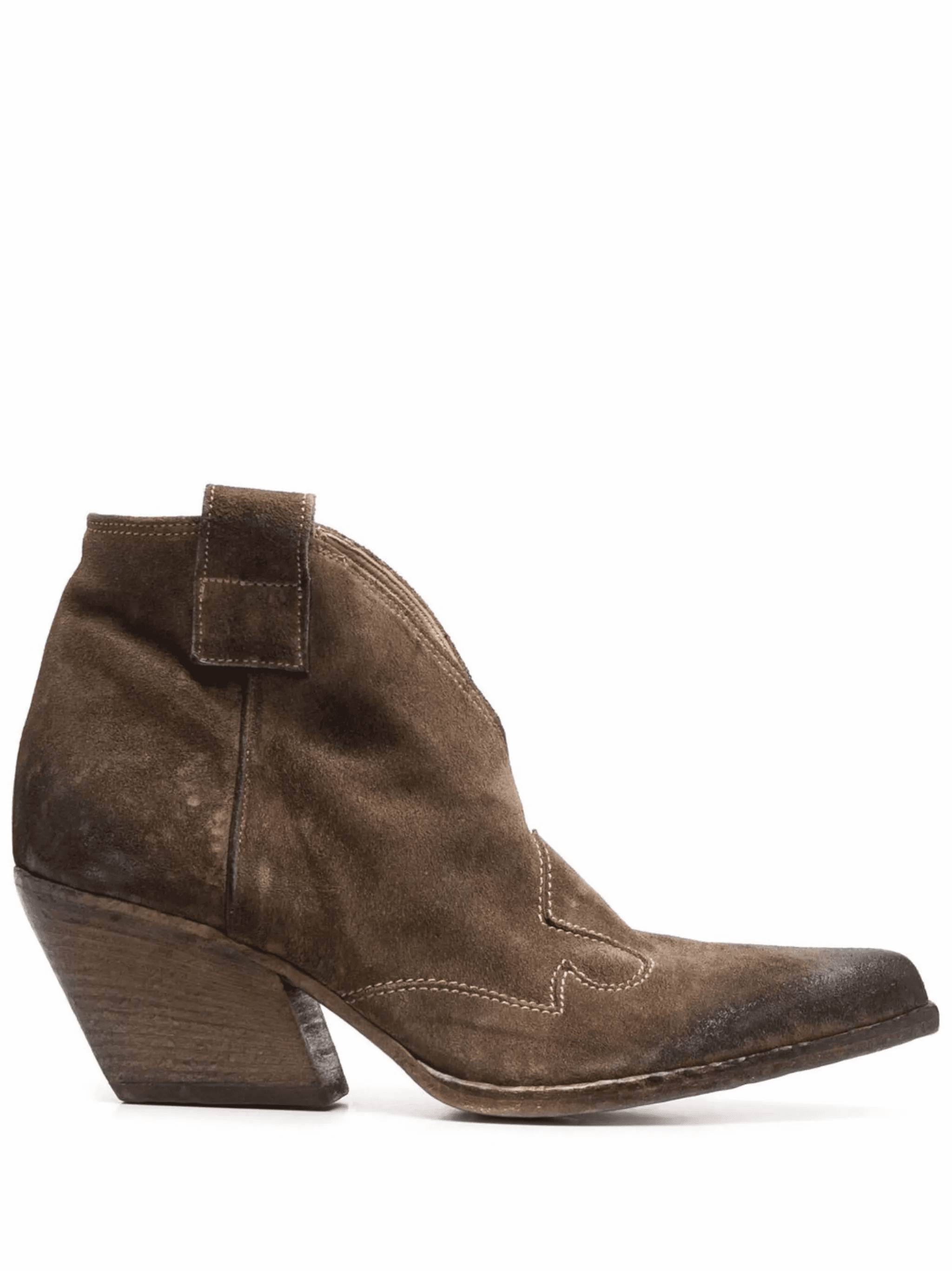 Western-style suede boots - Image 1