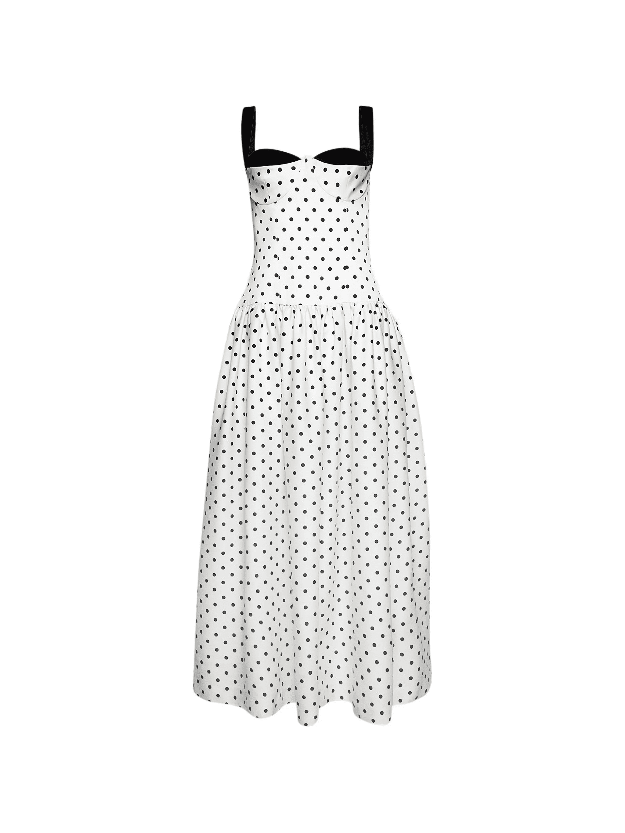 Daphne polka-dot strap dress - Image 1
