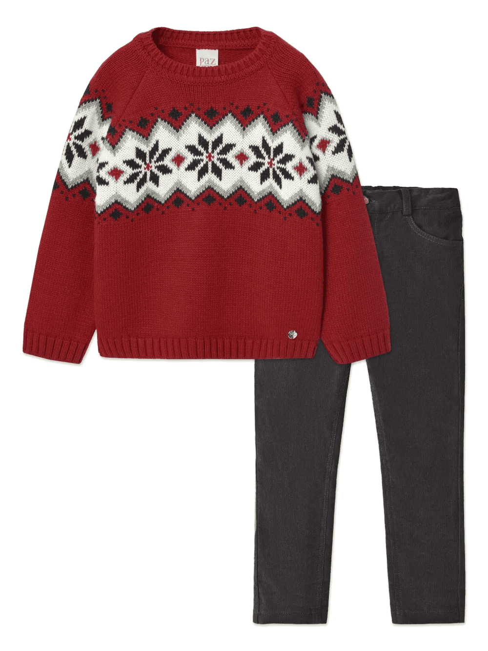 fair isle-knit sweater - Image 1