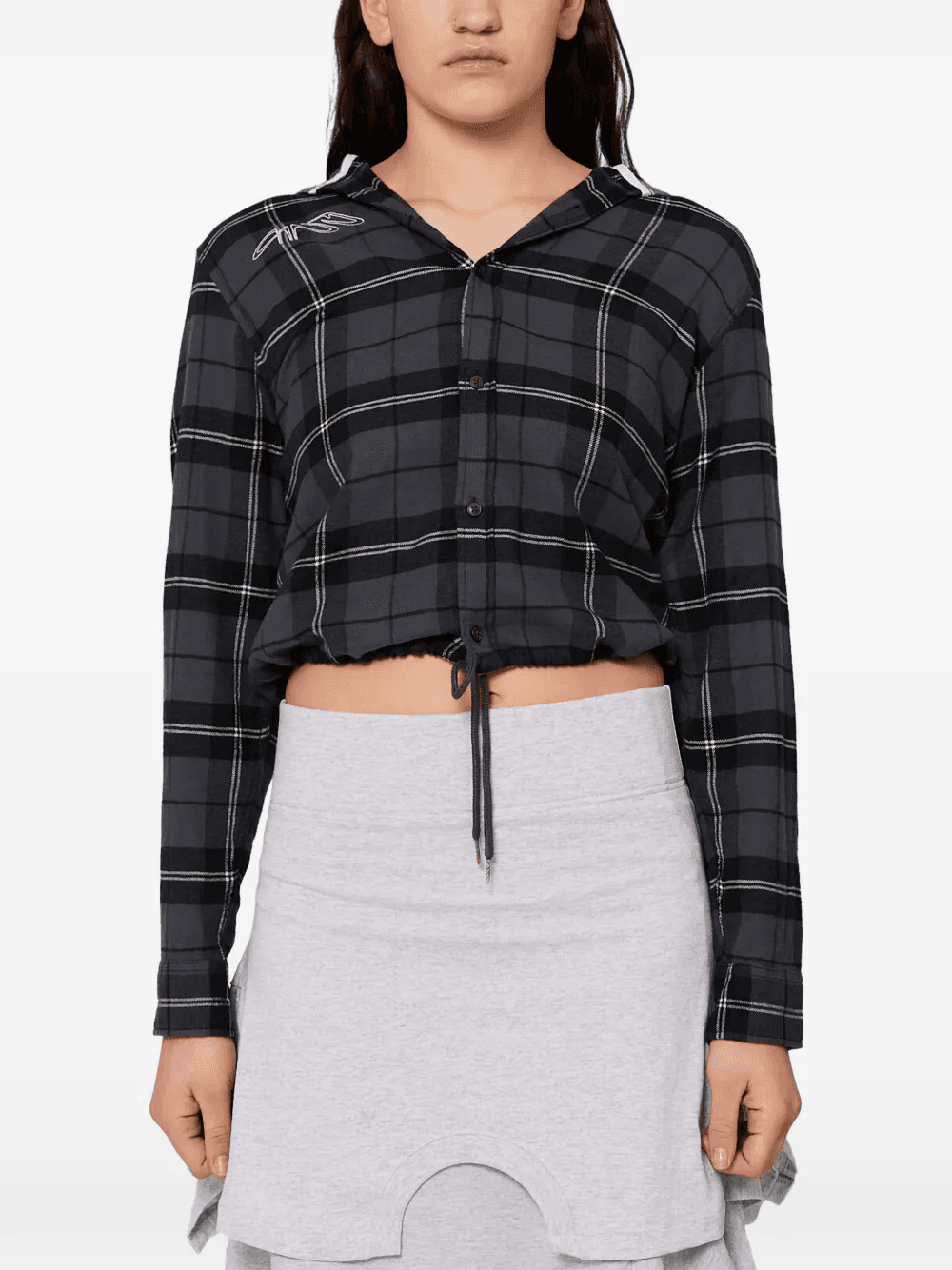 check hoodie - Image 1