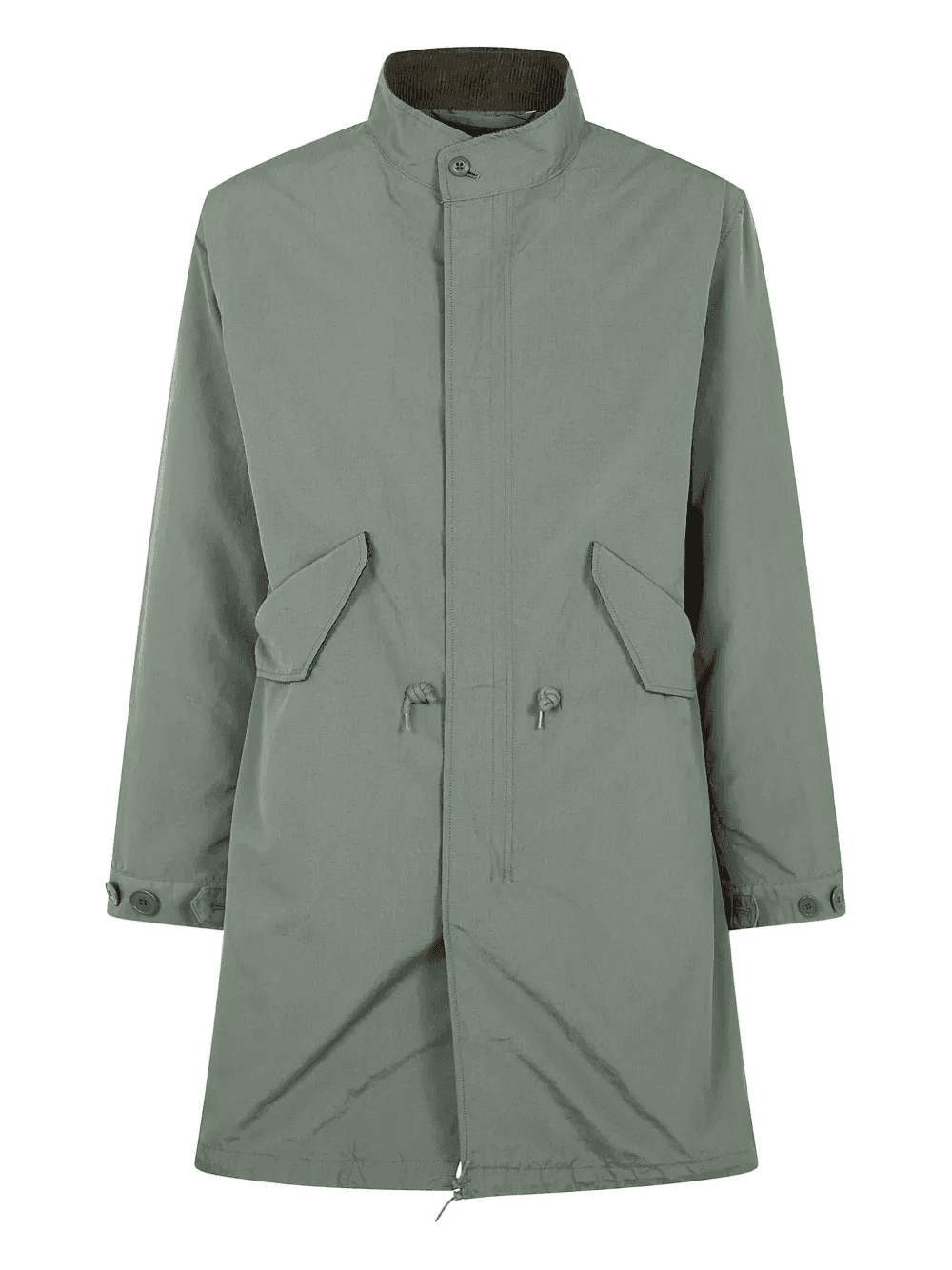 drawstring front-pocket jacket - Image 1