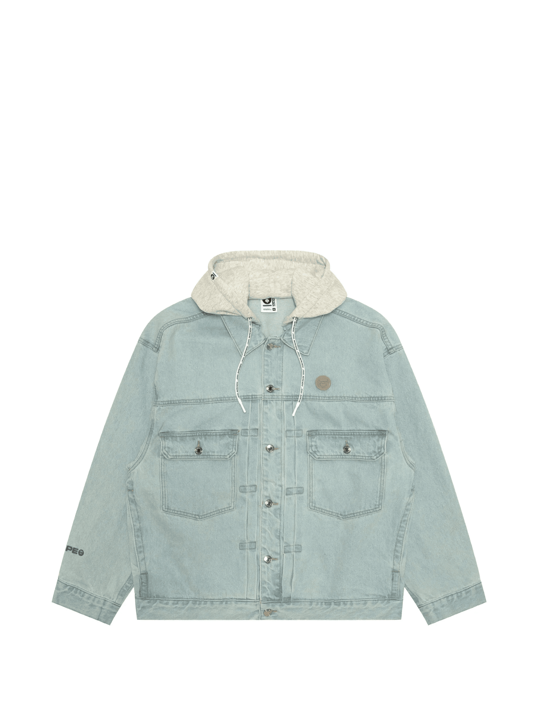 hooded denim jacket