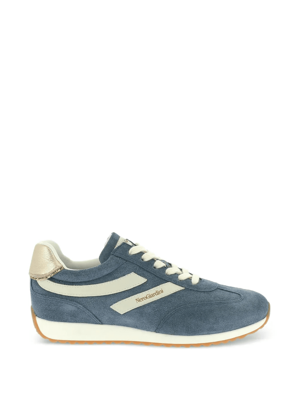 suede lace-up sneakers - Image 1