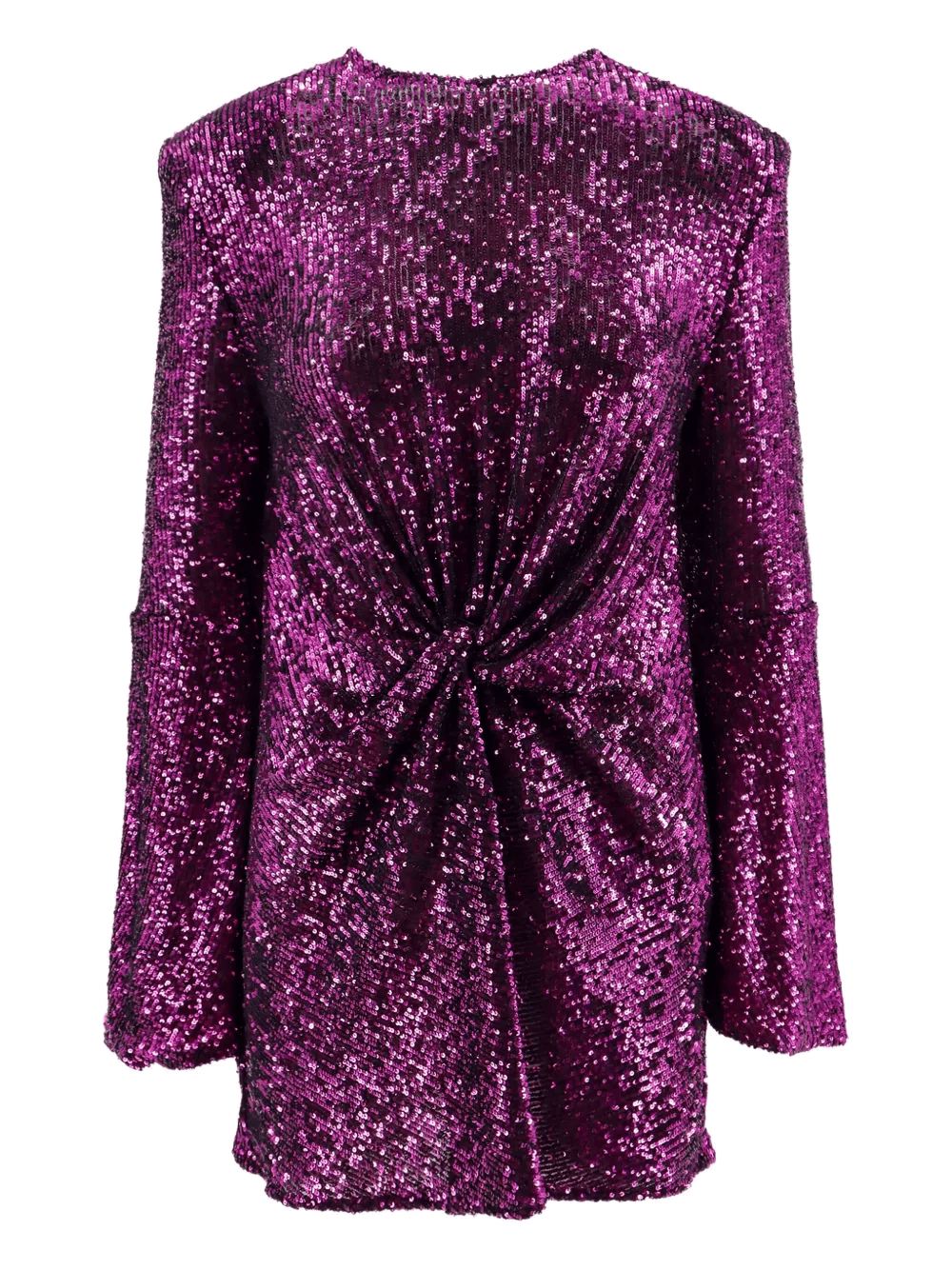 crystal-embellished mini dress - Image 1
