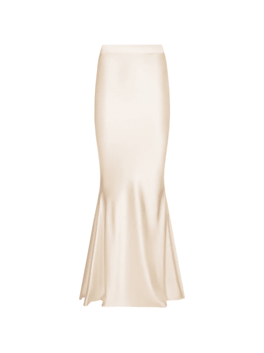 bias-cut flared-hem maxi skirt - Image 1