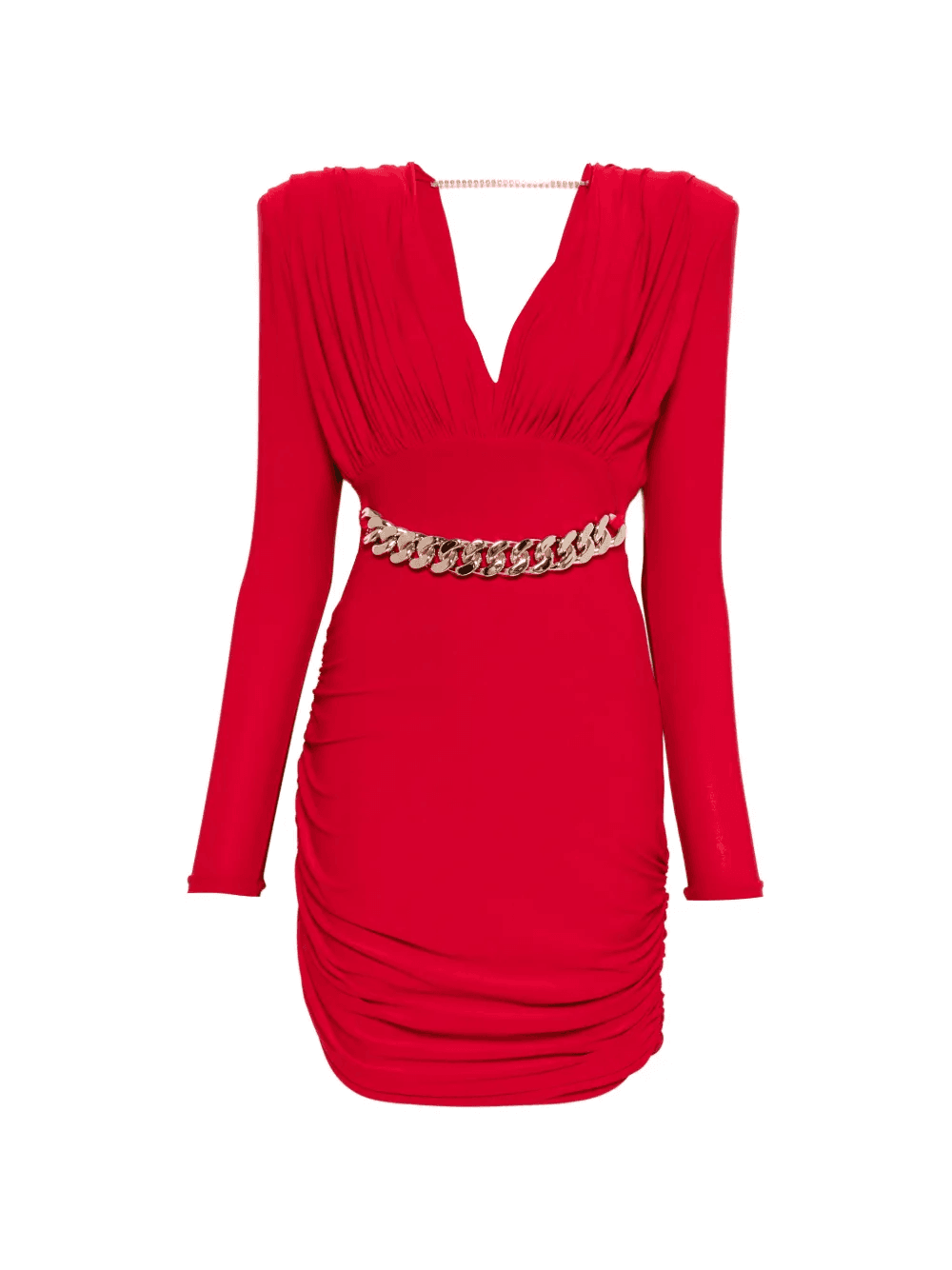 draped mini dress - Image 1