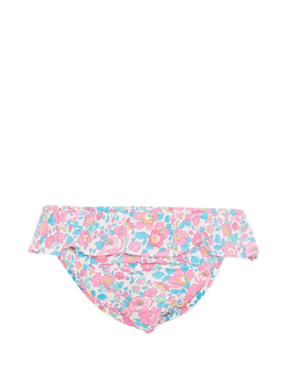 ruffled floral bikini bottoms - Image 1