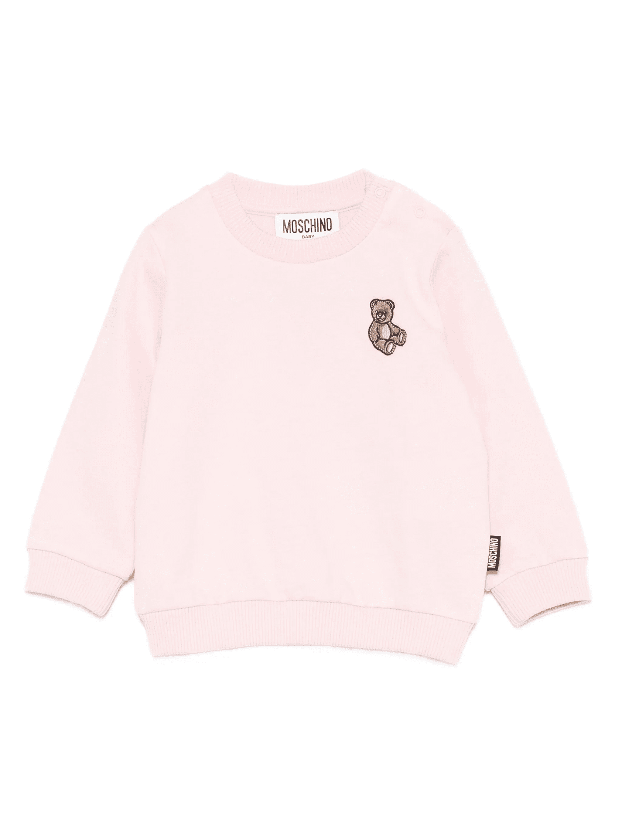 Teddy Bear-embroidered sweatshirt - Image 1