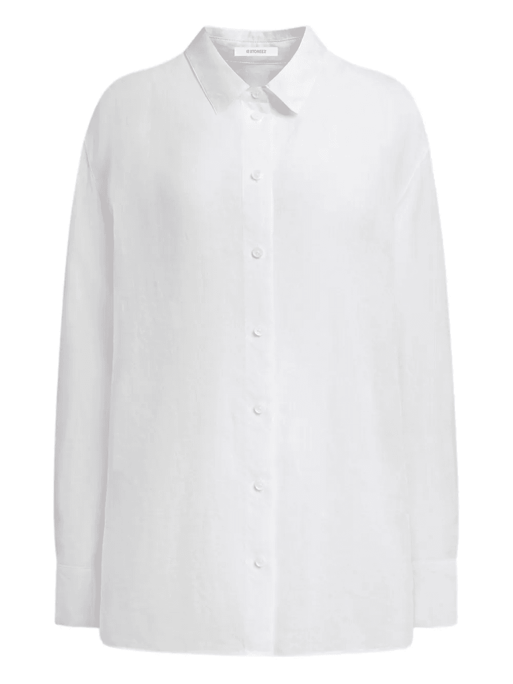 buttoned ramie shirt - Image 1
